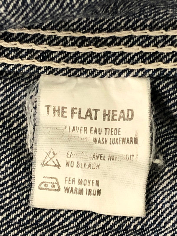 【中古品】【メンズ】 THE FLAT HEAD ザフラットヘッド WABASH DENIM SHIRT ウォバッシュ デニムシャツ 長袖シャツ 145-260926-na-23-tagh サイズ：サイズ不明 下記参照 カラー：インディゴ 万代Net店
