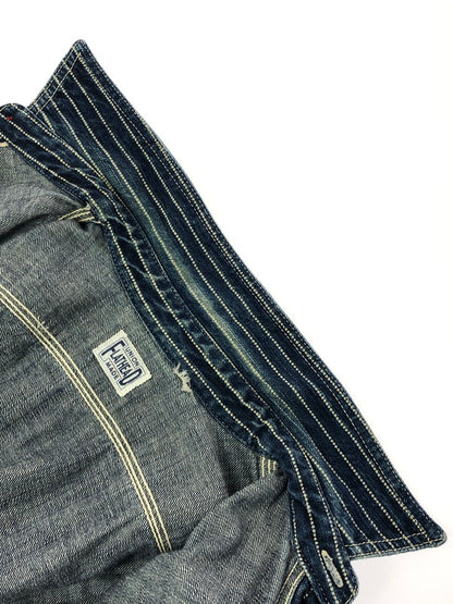 【中古品】【メンズ】 THE FLAT HEAD ザフラットヘッド WABASH DENIM SHIRT ウォバッシュ デニムシャツ 長袖シャツ 145-260926-na-23-tagh サイズ：サイズ不明 下記参照 カラー：インディゴ 万代Net店