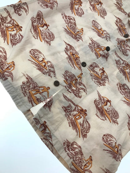 【中古品】【メンズ】 THE FLAT HEAD ザフラットヘッド PALMS LABEL パームスレーベル S/S ALOHA SHIRT HCC-01W アロハシャツ 半袖シャツ 145-260926-na-03-tagh サイズ：S カラー：マルチカラー 万代Net店