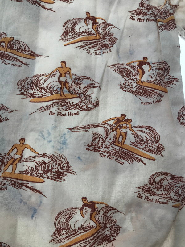 【中古品】【メンズ】 THE FLAT HEAD ザフラットヘッド PALMS LABEL パームスレーベル S/S ALOHA SHIRT HCC-01W アロハシャツ 半袖シャツ 145-260926-na-03-tagh サイズ：S カラー：マルチカラー 万代Net店