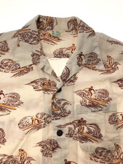 【中古品】【メンズ】 THE FLAT HEAD ザフラットヘッド PALMS LABEL パームスレーベル S/S ALOHA SHIRT HCC-01W アロハシャツ 半袖シャツ 145-260926-na-03-tagh サイズ：S カラー：マルチカラー 万代Net店