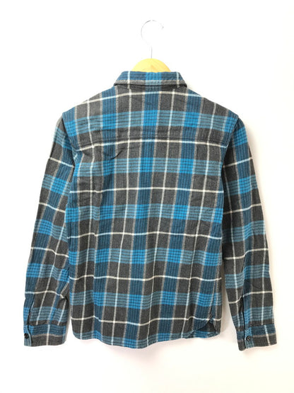 【中古品】【メンズ】 THE FLAT HEAD ザフラットヘッド GLORY PARK L/S FLANNEL SHIRT フランネルシャツ チェックシャツ 145-260926-na-05-tagh サイズ：36 カラー：ブルー/グレー 万代Net店