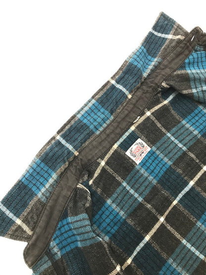 【中古品】【メンズ】 THE FLAT HEAD ザフラットヘッド GLORY PARK L/S FLANNEL SHIRT フランネルシャツ チェックシャツ 145-260926-na-05-tagh サイズ：36 カラー：ブルー/グレー 万代Net店