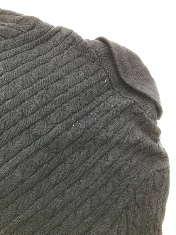 【中古品】【レディース】 POLO RALPH LAUREN ポロ・ラルフローレン CABLE KNIT CARDIGAN 323572625001 ケーブル ニット カーディガン 168-260926-na-11-tagh サイズ：L カラー：ネイビー 万代Net店