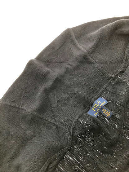 【中古品】【レディース】 POLO RALPH LAUREN ポロ・ラルフローレン CABLE KNIT CARDIGAN 323572625001 ケーブル ニット カーディガン 168-260926-na-11-tagh サイズ：L カラー：ネイビー 万代Net店