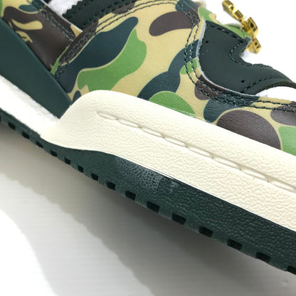 【中古美品】【メンズ】 ADIDAS アディダス×A BATHING APE アベイシングエイプ ID4771 FORUM 84 LOW 30TH ANNIVERSARY "GREEN CAMO" スニーカー 靴 161-260925-rt-04-tagh サイズ：28cm US10 カラー：グリーン系 万代Net店