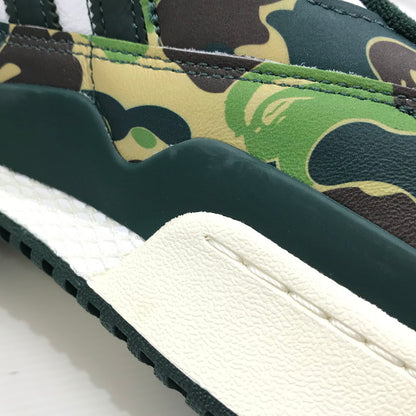 【中古美品】【メンズ】 ADIDAS アディダス×A BATHING APE アベイシングエイプ ID4771 FORUM 84 LOW 30TH ANNIVERSARY "GREEN CAMO" スニーカー 靴 161-260925-rt-04-tagh サイズ：28cm US10 カラー：グリーン系 万代Net店