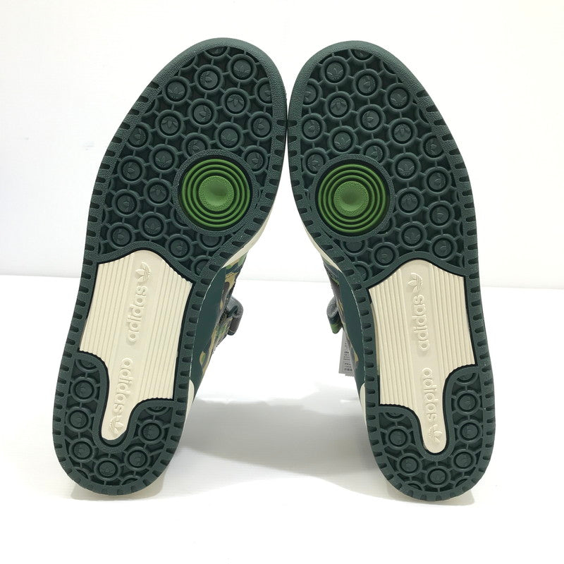 【中古美品】【メンズ】 ADIDAS アディダス×A BATHING APE アベイシングエイプ ID4771 FORUM 84 LOW 30TH ANNIVERSARY "GREEN CAMO" スニーカー 靴 161-260925-rt-04-tagh サイズ：28cm US10 カラー：グリーン系 万代Net店