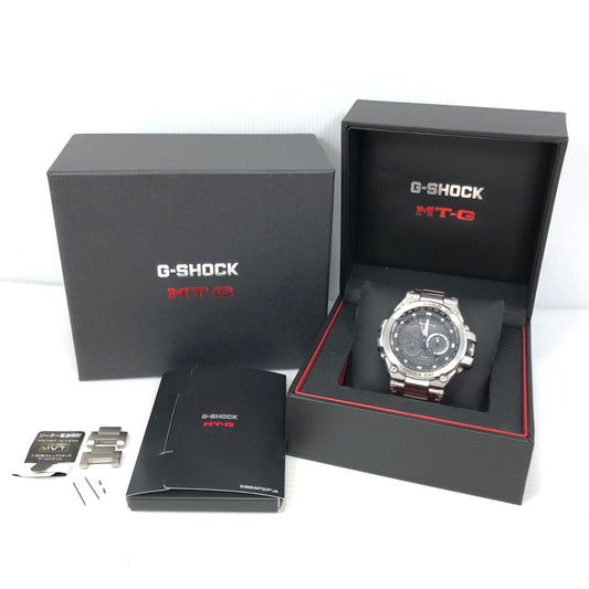 【中古品】【メンズ】 G-SHOCK ジーショック MT-G MTG-S1000D-1AJF タフソーラー 腕時計 余りコマ1個 196-261007-na-12-tagh カラー：シルバー/ブラック 万代Net店