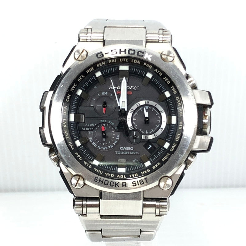 【中古品】【メンズ】 G-SHOCK ジーショック MT-G MTG-S1000D-1AJF タフソーラー 腕時計 余りコマ1個 196-261007-na-12-tagh カラー：シルバー/ブラック 万代Net店
