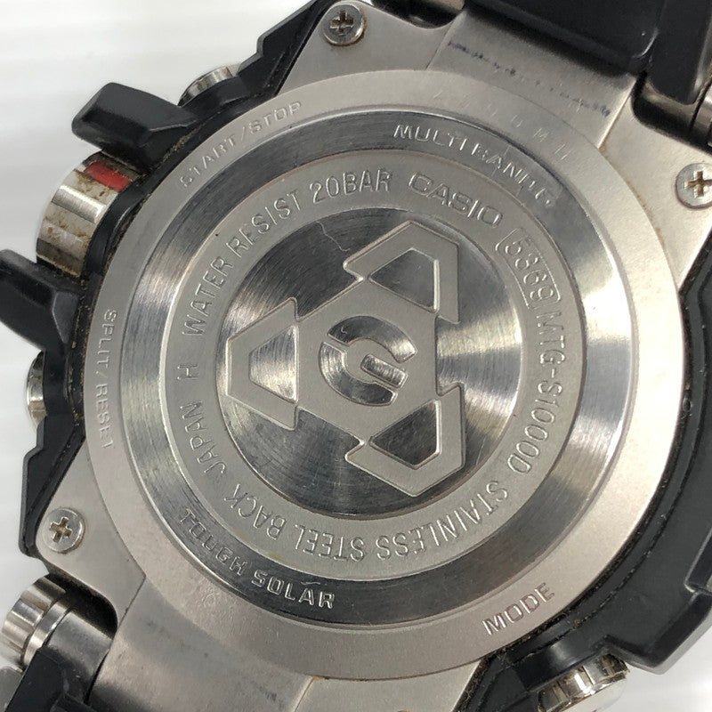 【中古品】【メンズ】 G-SHOCK ジーショック MT-G MTG-S1000D-1AJF タフソーラー 腕時計 余りコマ1個 196-261007-na-12-tagh カラー：シルバー/ブラック 万代Net店