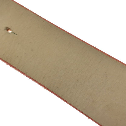 【中古品】【メンズ】 A BATHING APE アベイシングエイプ BAPE LOGO LEATHER BELT ORANGE ベイプ ロゴ レザー ベルト アクセサリー 205-261016-rt-05-tagh カラー：オレンジ 万代Net店