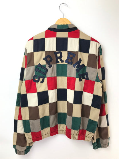【中古品】【メンズ】 SUPREME シュプリーム 19SS PATCHWORK HARRINGTON JACKET パッチワーク ハリントン ジャケット アウター 149-261001-rt-10-tagh サイズ：L カラー：マルチカラー 万代Net店