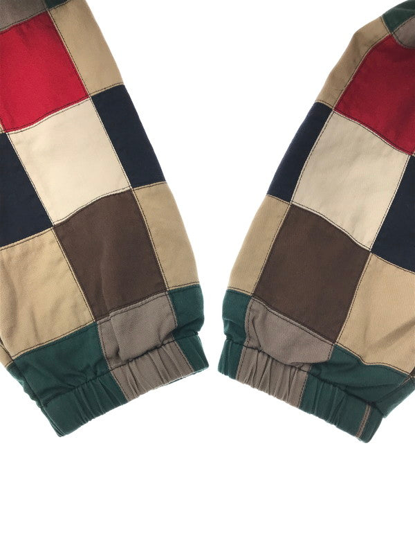 【中古品】【メンズ】 SUPREME シュプリーム 19SS PATCHWORK HARRINGTON JACKET パッチワーク ハリントン ジャケット アウター 149-261001-rt-10-tagh サイズ：L カラー：マルチカラー 万代Net店