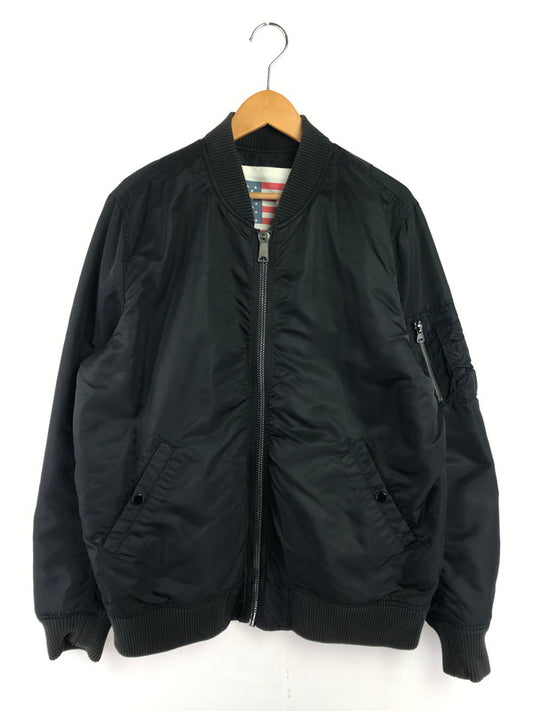 【中古品】【メンズ】 SUPREME シュプリーム 14SS BLOOD CHIT REVERSIBLE MA-1 ブラッドチット リバーシブルジャケット アウター 149-261006-na-06-tagh サイズ：L カラー：ブラック 万代Net店