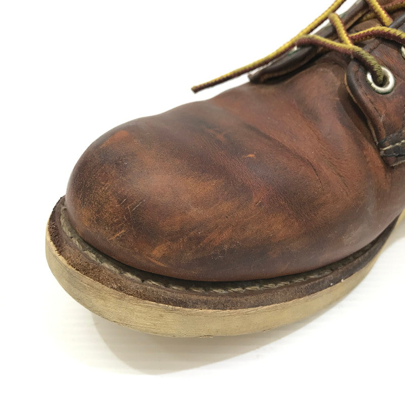 【中古品】【メンズ】 RED WING レッドウィング 6-INCH CLASSIC ROUND BROWN 6インチ クラシック ラウンド ブーツ 靴 164-260925-rt-08-tagh サイズ：26cm US8D カラー：ブラウン 万代Net店