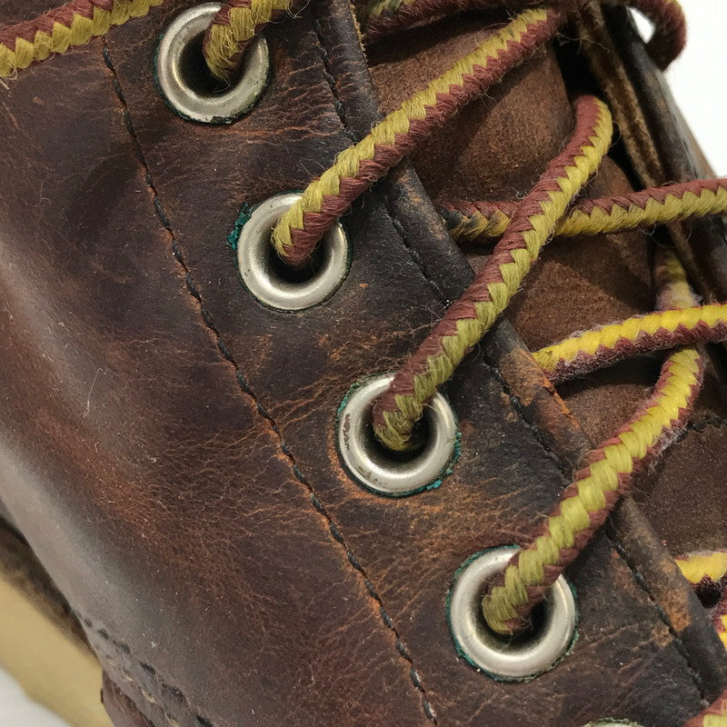 【中古品】【メンズ】 RED WING レッドウィング 6-INCH CLASSIC ROUND BROWN 6インチ クラシック ラウンド ブーツ 靴 164-260925-rt-08-tagh サイズ：26cm US8D カラー：ブラウン 万代Net店