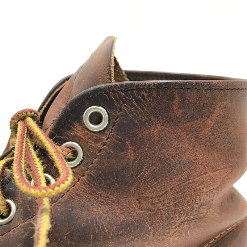 【中古品】【メンズ】 RED WING レッドウィング 6-INCH CLASSIC ROUND BROWN 6インチ クラシック ラウンド ブーツ 靴 164-260925-rt-08-tagh サイズ：26cm US8D カラー：ブラウン 万代Net店