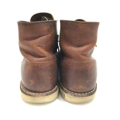 【中古品】【メンズ】 RED WING レッドウィング 6-INCH CLASSIC ROUND BROWN 6インチ クラシック ラウンド ブーツ 靴 164-260925-rt-08-tagh サイズ：26cm US8D カラー：ブラウン 万代Net店