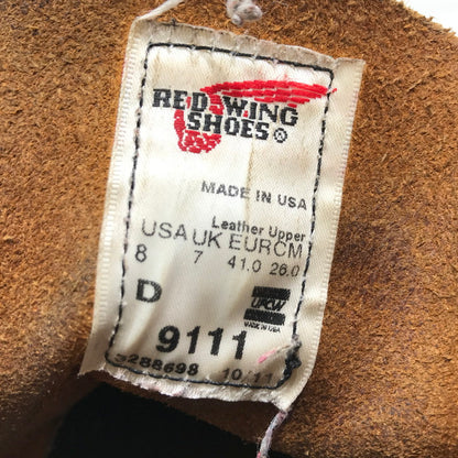 【中古品】【メンズ】 RED WING レッドウィング 6-INCH CLASSIC ROUND BROWN 6インチ クラシック ラウンド ブーツ 靴 164-260925-rt-08-tagh サイズ：26cm US8D カラー：ブラウン 万代Net店