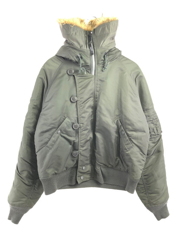 【中古品】【メンズ】 ALPHA INDUSTRIES N-2B FLIGHT JACKET 2010-076 フライト ジャケット アウター 145-260930-rt-15-tagh サイズ：M カラー：オリーブ 万代Net店
