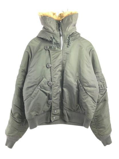 【中古品】【メンズ】 ALPHA INDUSTRIES N-2B FLIGHT JACKET 2010-076 フライト ジャケット アウター 145-260930-rt-15-tagh サイズ：M カラー：オリーブ 万代Net店