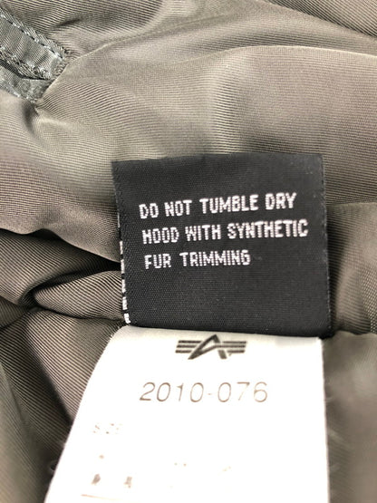 【中古品】【メンズ】 ALPHA INDUSTRIES N-2B FLIGHT JACKET 2010-076 フライト ジャケット アウター 145-260930-rt-15-tagh サイズ：M カラー：オリーブ 万代Net店