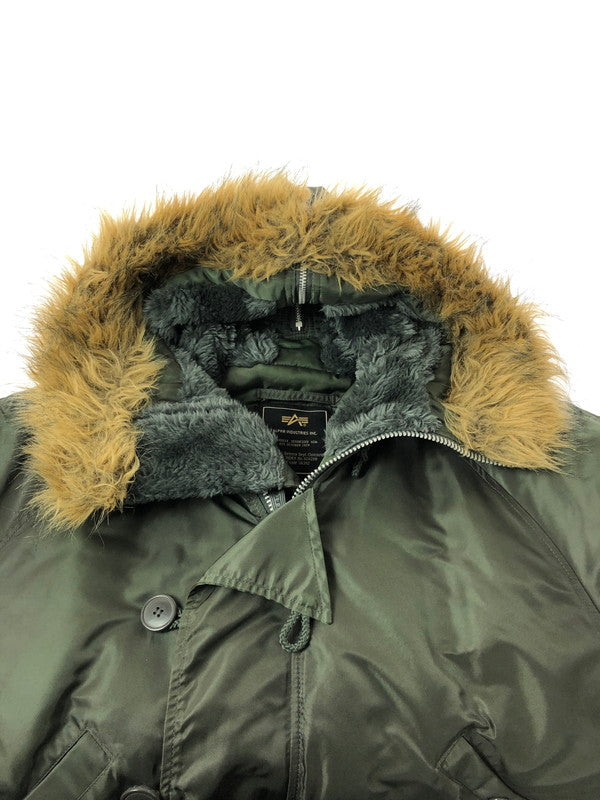 【中古品】【メンズ】 ALPHA INDUSTRIES N-2B FLIGHT JACKET 2010-076 フライト ジャケット アウター 145-260930-rt-15-tagh サイズ：M カラー：オリーブ 万代Net店