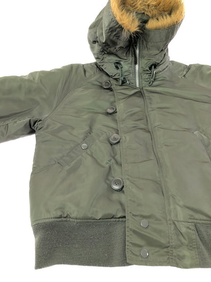 【中古品】【メンズ】 ALPHA INDUSTRIES N-2B FLIGHT JACKET 2010-076 フライト ジャケット アウター 145-260930-rt-15-tagh サイズ：M カラー：オリーブ 万代Net店