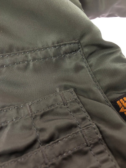 【中古品】【メンズ】 ALPHA INDUSTRIES N-2B FLIGHT JACKET 2010-076 フライト ジャケット アウター 145-260930-rt-15-tagh サイズ：M カラー：オリーブ 万代Net店