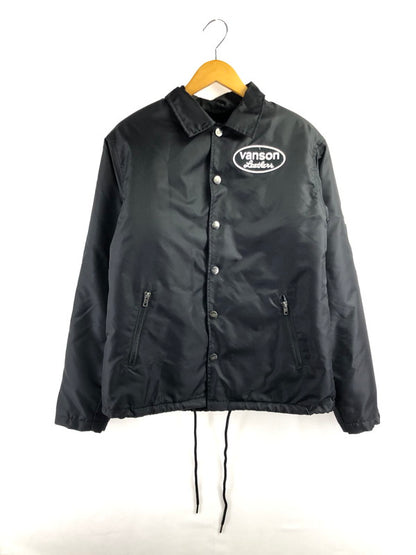 【中古品】【メンズ】 VANSON バンソン BOA LINER COACH JACKET ボアライナー コーチジャケット アウター 145-260926-na-30-tagh サイズ：M カラー：ブラック 万代Net店