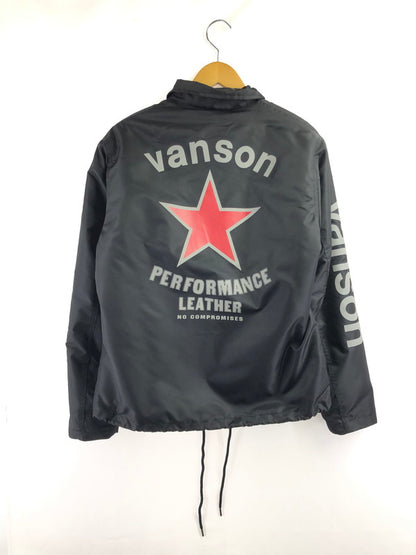 【中古品】【メンズ】 VANSON バンソン BOA LINER COACH JACKET ボアライナー コーチジャケット アウター 145-260926-na-30-tagh サイズ：M カラー：ブラック 万代Net店