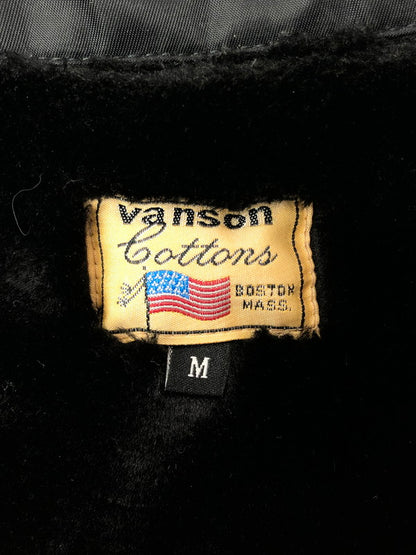 【中古品】【メンズ】 VANSON バンソン BOA LINER COACH JACKET ボアライナー コーチジャケット アウター 145-260926-na-30-tagh サイズ：M カラー：ブラック 万代Net店