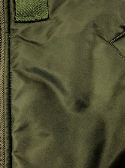【中古品】【メンズ】 BEAMS ビームス FLIGHT JACKET 11-18-2908-277 フライトジャケット アウター 147-260926-na-31-tagh サイズ：L カラー：カーキ 万代Net店