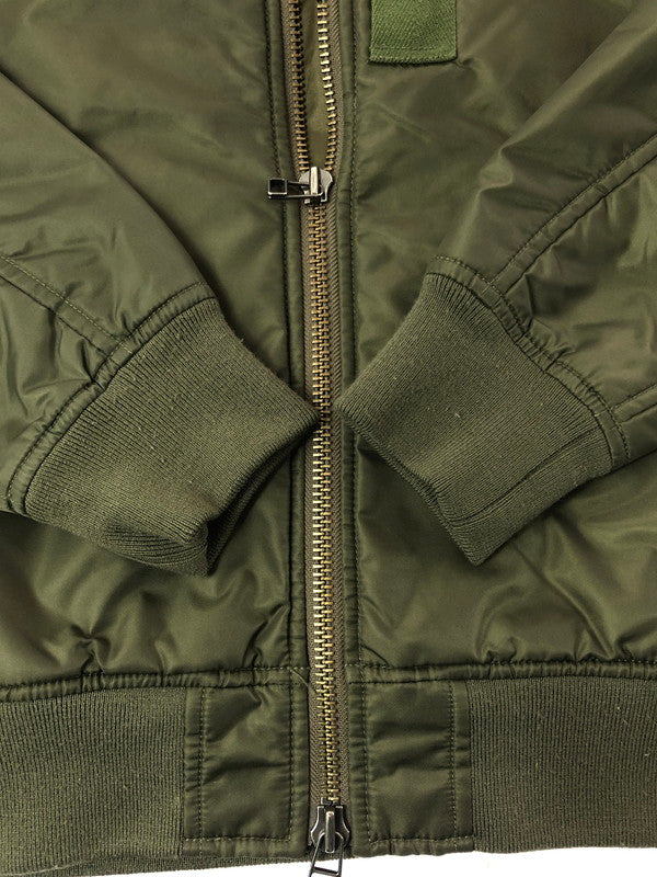 【中古品】【メンズ】 BEAMS ビームス FLIGHT JACKET 11-18-2908-277 フライトジャケット アウター 147-260926-na-31-tagh サイズ：L カラー：カーキ 万代Net店