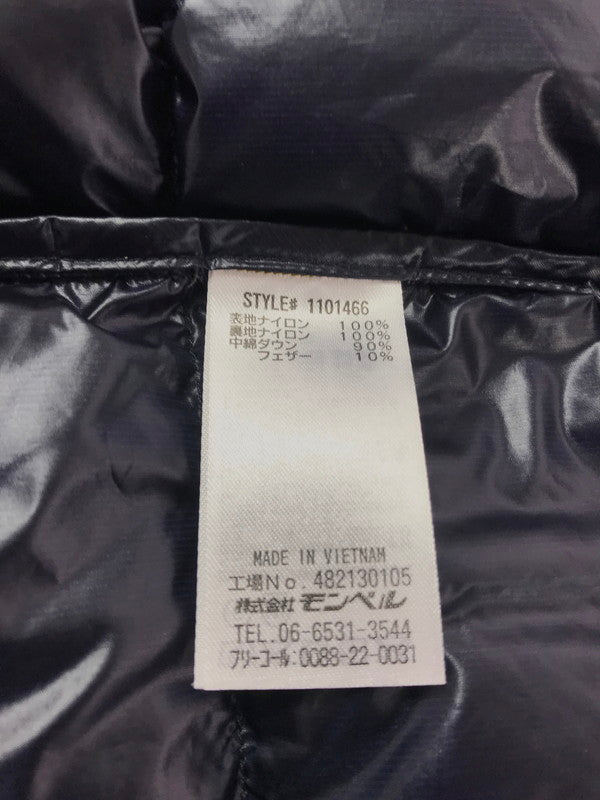 【現状渡し品】【メンズ】 MONT-BELL モンベル DOWN JACKET BLACK 1101466 ダウン ジャケット アウター 144-260930-rt-16-tagh サイズ：L カラー：ブラック 万代Net店