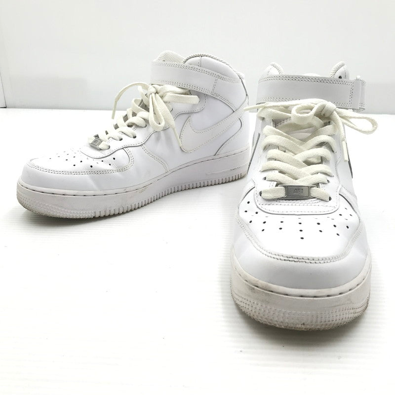 【中古品】【メンズ】 NIKE ナイキ AIR FORCE 1 MID CW2289-111 エア フォース 1 ミッド スニーカー 靴 160-260926-rt-03-tagh サイズ：28cm US10 カラー：ホワイト 万代Net店
