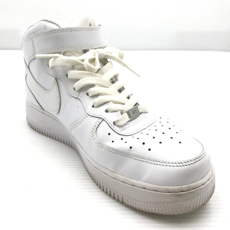 【中古品】【メンズ】 NIKE ナイキ AIR FORCE 1 MID CW2289-111 エア フォース 1 ミッド スニーカー 靴 160-260926-rt-03-tagh サイズ：28cm US10 カラー：ホワイト 万代Net店