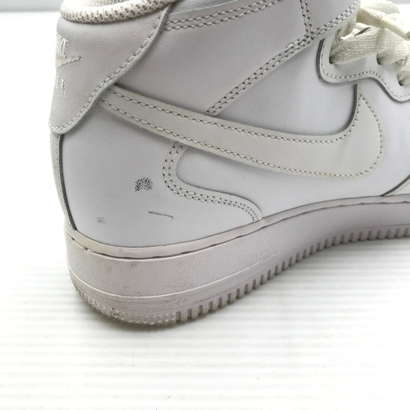 【中古品】【メンズ】 NIKE ナイキ AIR FORCE 1 MID CW2289-111 エア フォース 1 ミッド スニーカー 靴 160-260926-rt-03-tagh サイズ：28cm US10 カラー：ホワイト 万代Net店