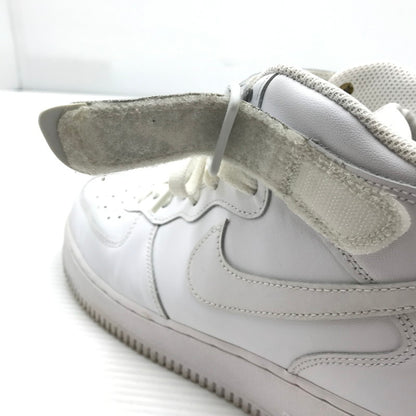 【中古品】【メンズ】 NIKE ナイキ AIR FORCE 1 MID CW2289-111 エア フォース 1 ミッド スニーカー 靴 160-260926-rt-03-tagh サイズ：28cm US10 カラー：ホワイト 万代Net店