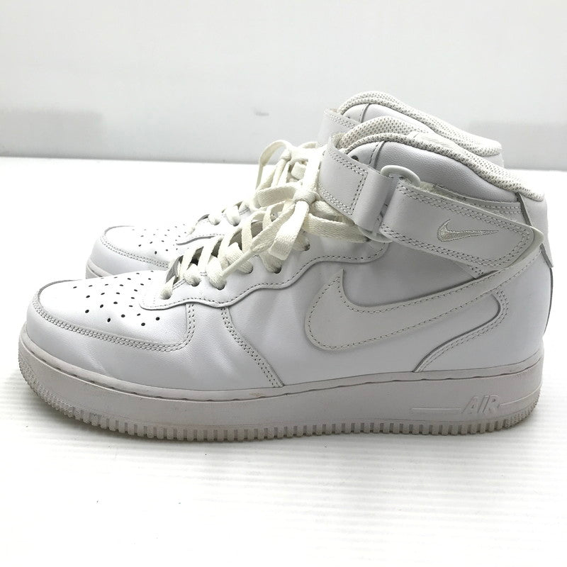 【中古品】【メンズ】 NIKE ナイキ AIR FORCE 1 MID CW2289-111 エア フォース 1 ミッド スニーカー 靴 160-260926-rt-03-tagh サイズ：28cm US10 カラー：ホワイト 万代Net店