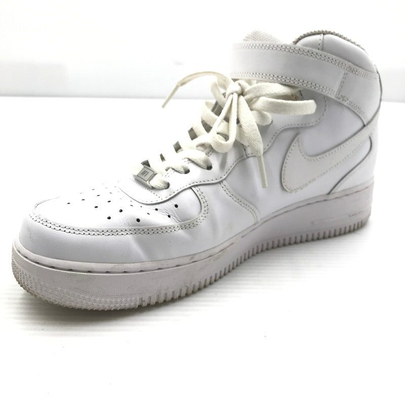 【中古品】【メンズ】 NIKE ナイキ AIR FORCE 1 MID CW2289-111 エア フォース 1 ミッド スニーカー 靴 160-260926-rt-03-tagh サイズ：28cm US10 カラー：ホワイト 万代Net店