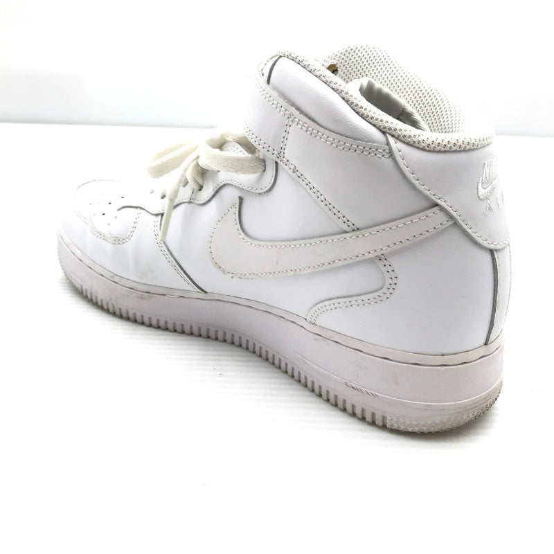 【中古品】【メンズ】 NIKE ナイキ AIR FORCE 1 MID CW2289-111 エア フォース 1 ミッド スニーカー 靴 160-260926-rt-03-tagh サイズ：28cm US10 カラー：ホワイト 万代Net店