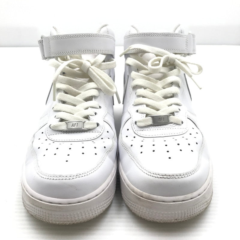 【中古品】【メンズ】 NIKE ナイキ AIR FORCE 1 MID CW2289-111 エア フォース 1 ミッド スニーカー 靴 160-260926-rt-03-tagh サイズ：28cm US10 カラー：ホワイト 万代Net店