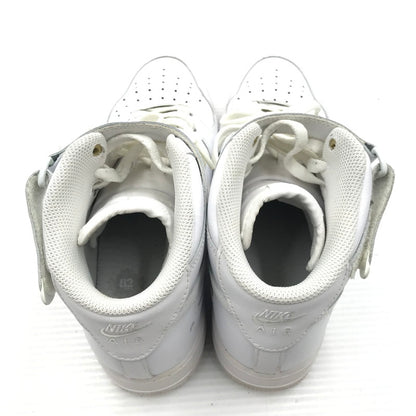 【中古品】【メンズ】 NIKE ナイキ AIR FORCE 1 MID CW2289-111 エア フォース 1 ミッド スニーカー 靴 160-260926-rt-03-tagh サイズ：28cm US10 カラー：ホワイト 万代Net店