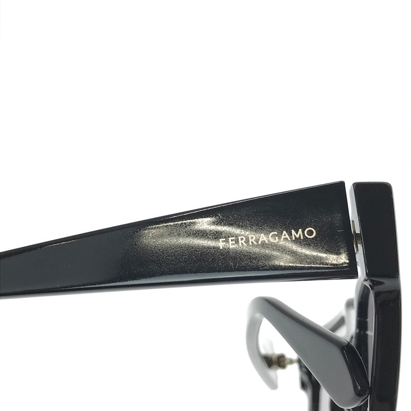 【中古品】【レディース】 SALVATORE FERRAGAMO サルヴァトーレフェラガモ EYE WEAR SF2975 アイウェア 眼鏡 アクセサリー 183-260928-na-11-tagh サイズ：53□17 140 カラー：ブラック 万代Net店