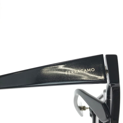 【中古品】【レディース】 SALVATORE FERRAGAMO サルヴァトーレフェラガモ EYE WEAR SF2975 アイウェア 眼鏡 アクセサリー 183-260928-na-11-tagh サイズ：53□17 140 カラー：ブラック 万代Net店
