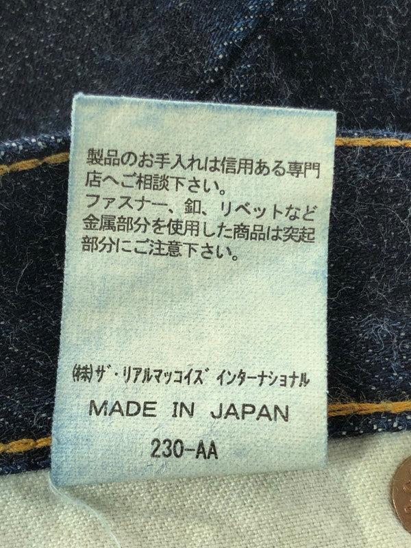 【中古品】【メンズ】 JOE MCCOY ジョーマッコイ DENIM PANTS INDIGO 230-AA 906 デニム パンツ ジーパン ボトムス 156-260926-rt-33-tagh サイズ：W31 L36 カラー：インディゴ 万代Net店