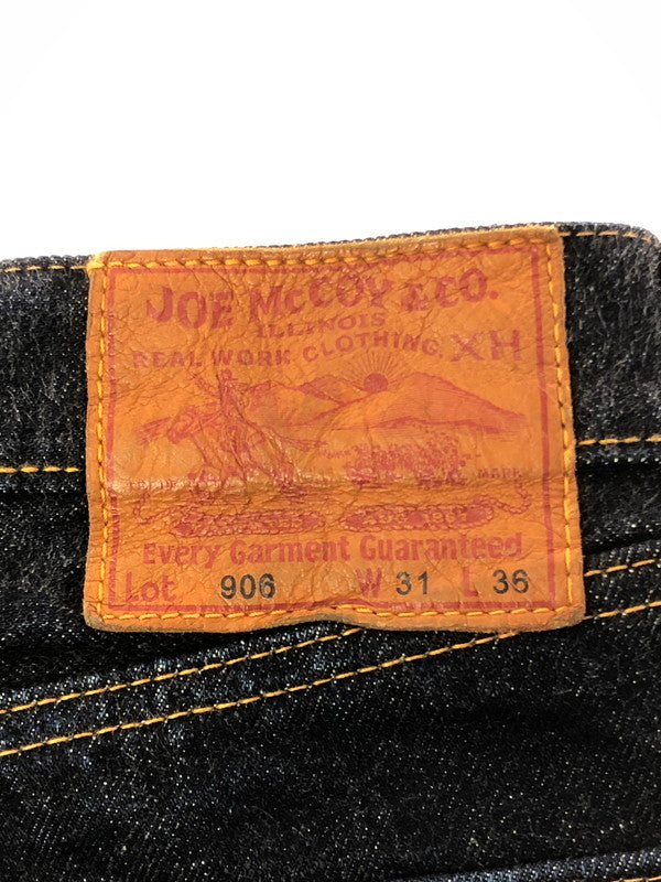 【中古品】【メンズ】 JOE MCCOY ジョーマッコイ DENIM PANTS INDIGO 230-AA 906 デニム パンツ ジーパン ボトムス 156-260926-rt-33-tagh サイズ：W31 L36 カラー：インディゴ 万代Net店