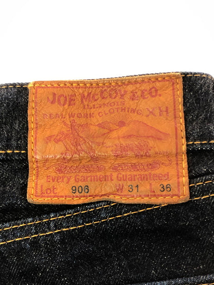 【中古品】【メンズ】 JOE MCCOY ジョーマッコイ DENIM PANTS INDIGO 230-AA 906 デニム パンツ ジーパン ボトムス 156-260926-rt-33-tagh サイズ：W31 L36 カラー：インディゴ 万代Net店